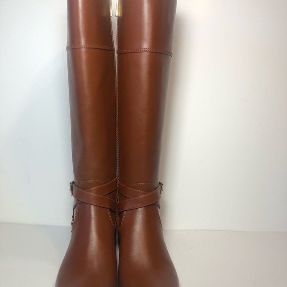 MICHAEL KORS PRESTON LEATHER BOOTS SIZE 5.5 - Picture 2 of 7